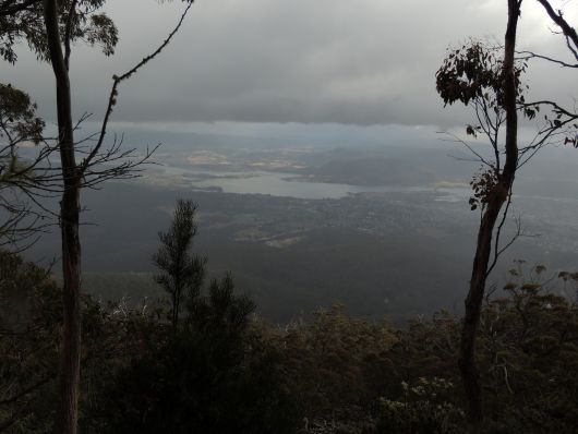 View Mt. Wellington towards Glenorchy